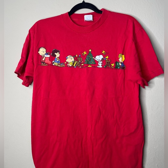 Peanuts Christmas Light House Snoopy Men's T-Shirt